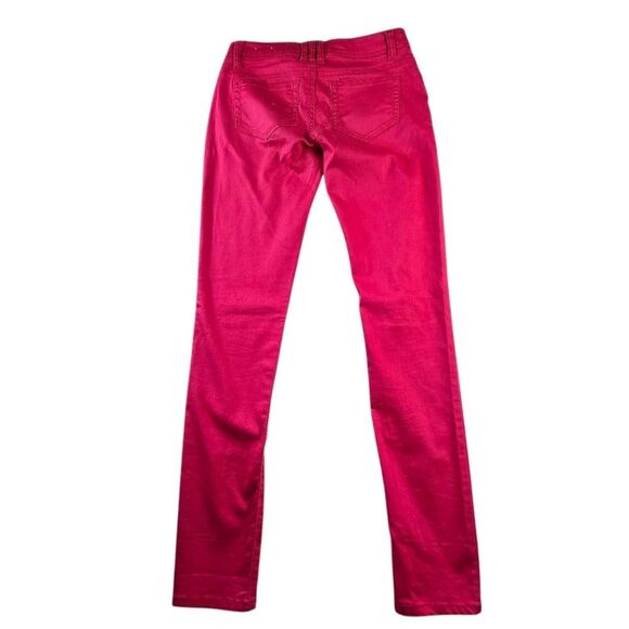 Mossimo Supply Co. Bold Pink Skinny Jeans Size 3 - Picture 4 of 11